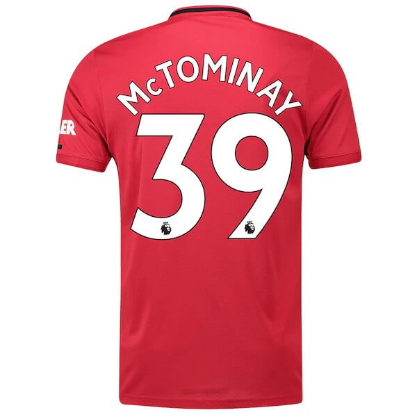 Maillot Football Manchester United NO.39 McTominay Domicile 2019-20 Rouge
